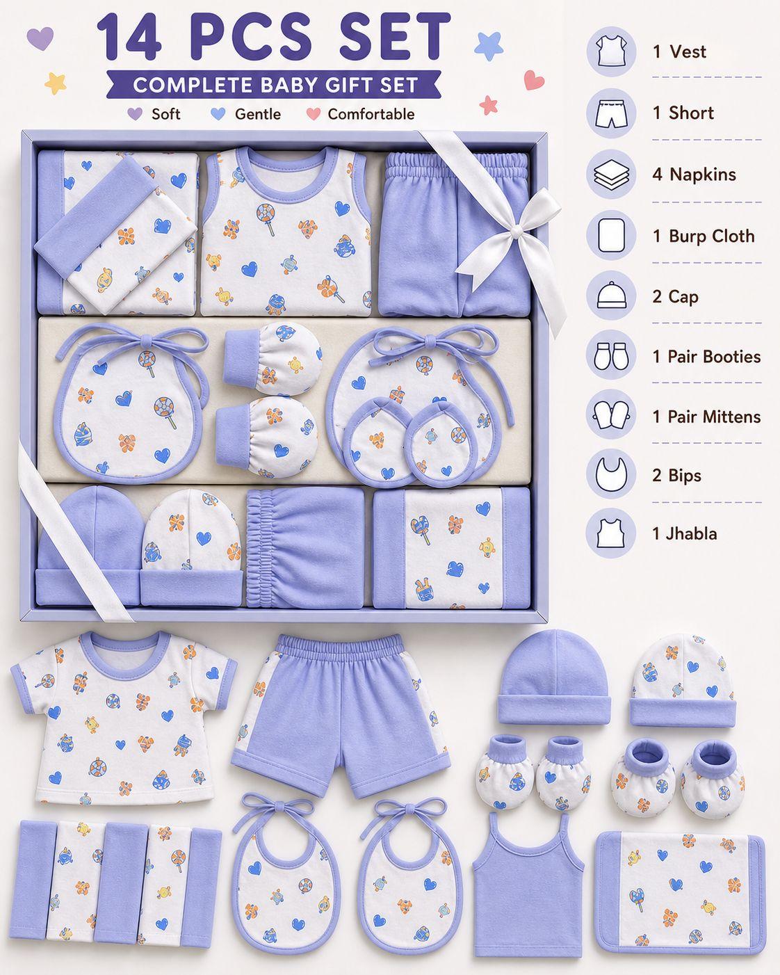 14 Pcs Gift Boxes Set